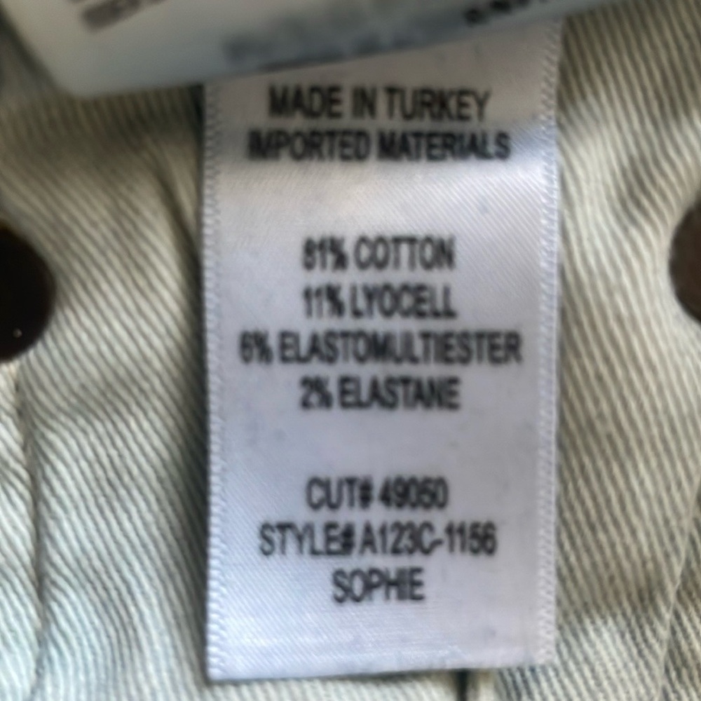 AGOLDE Sophie Mid Rise Ankle Skinny jeans, size 27 - Picture 4 of 12